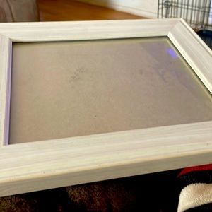 a white picture frame